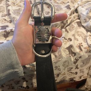 Genuine leather Harley Davidson belt men’s superior locking